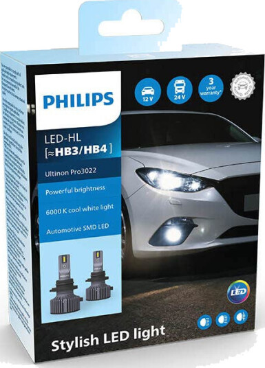Philips Ultinon Pro3022 Hb3/4 Philips Ultinon Pro3022 Hb3/4