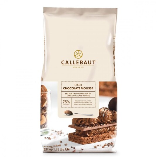 Callebaut Mørk Sjokolademousse 800g Callebaut Mørk Sjokolademousse 800g