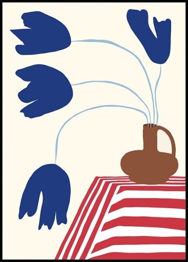 Still Life Flower Pottery Plakat Plakat / 40x50cm