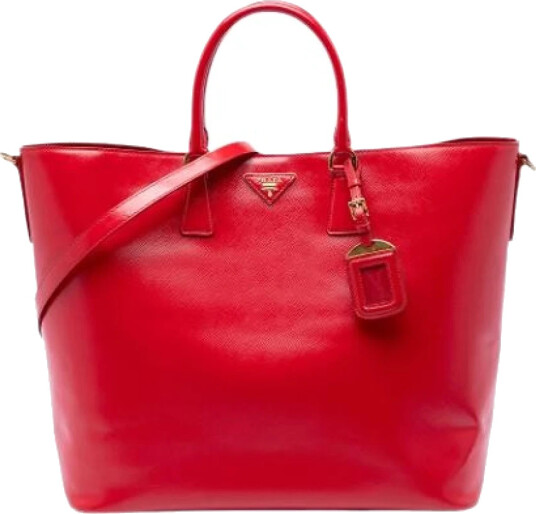 Prada Vintage Dame Rød