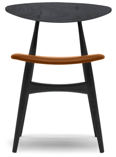 Carl Hansen & Søn CH33P Sort lakkert eik / Thor 307