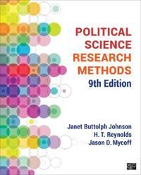 Political Science Research Methods Av Janet B. (University Of Delaware Usa) Johnson, H. T. (University Of Delaware Usa) Reynolds, Jason D. (University