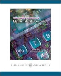 Wainwright Kevin Fundamental Methods of Mathematical Economics Wainwright Kevin Fundamental Methods of Mathematical Economics