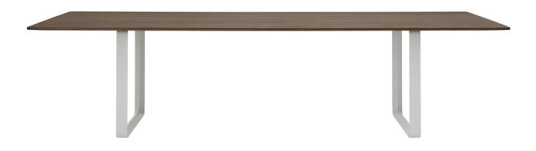 Muuto 70/70 spisebord 295 x 108 cm Solid smoked oak-Grey