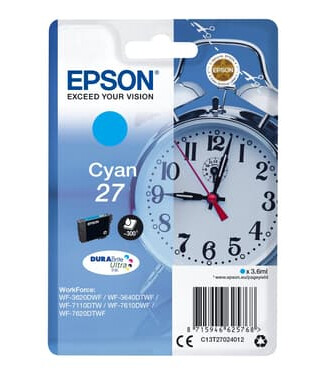 Epson Blekk Cyan 27