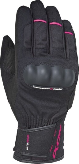 Ixon Pro Russel Ladies vinteren motorsykkel hansker 2XL Svart Rosa Ixon Pro Russel Ladies vinteren motorsykkel hansker 2XL Svart Rosa