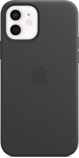 Apple iPhone 12/12 Pro Lærdeksel med MagSafe Svart Apple iPhone 12/12 Pro Lærdeksel med MagSafe Svart