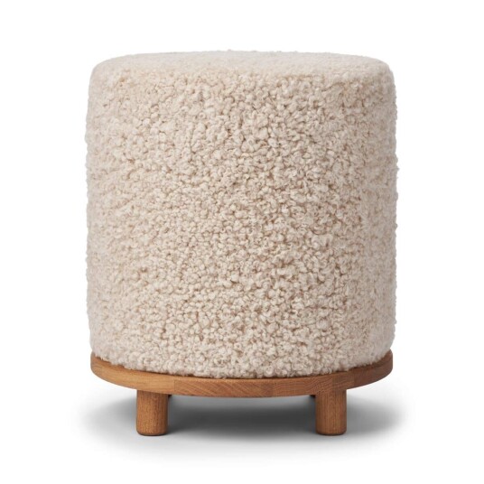 Natures Collection Simon puff Korthåret Beige Eik