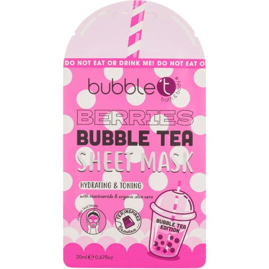 BubbleT Bubble Tea Sheet Mask Berrises