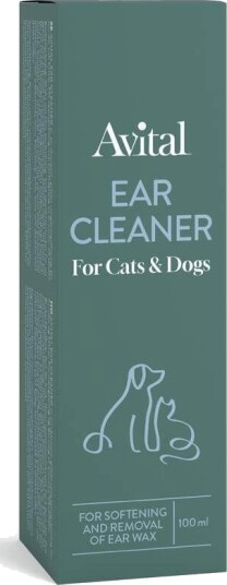Avital Ørerens For Hund Og Katt 100 ml Avital Ørerens For Hund Og Katt 100 ml