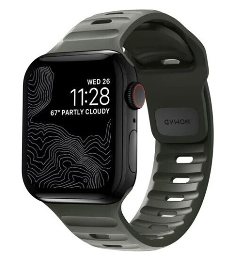 Nomad Sport Strap M/L green Apple Watch Ultra 2/1 (49mm) 9/8/7 (45mm)/6/SE/5/4 (44mm)/3/2/1(42mm)