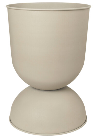 ferm LIVING Hourglass krukke liten Ø31 cm Cashmere
