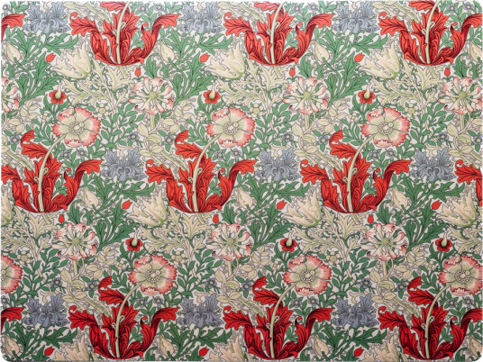 William Morris   Comton bordbrikke 40x30 cm rød