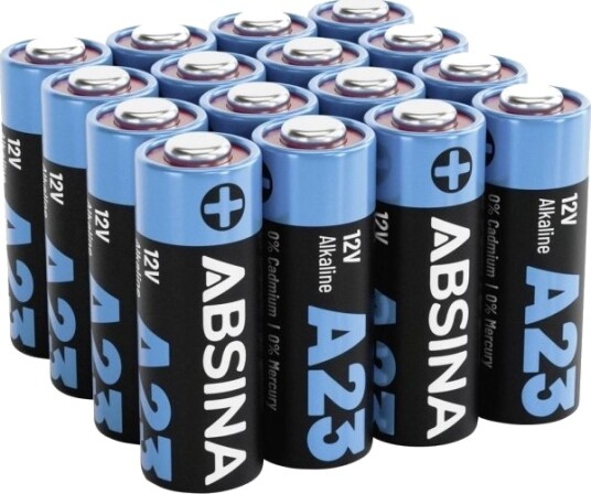 Absina Spesialbatterier 23 A Alkalimangan 12 V 55/16 Stk 401034-16