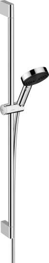 hansgrohe Pulsify Select S Dusjsett 105 Ø105, 3jet, m/dusjstang 90 cm, Krom