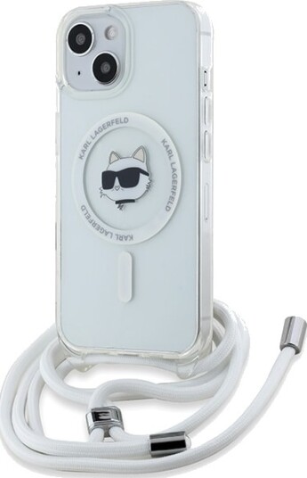 Karl Lagerfeld IML Choupette MagSafe Mobildeksel for iPhone 14/13/15 - Gjennomsiktig