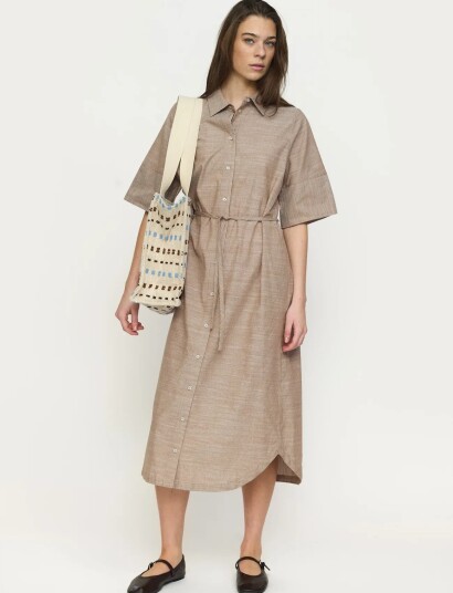 Soft Rebels Srebbi Shirt Dress Brown S Soft Rebels Srebbi Shirt Dress Brown S