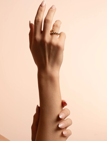 SNÖ of Sweden Bennet Ring Plain G One Size Gold ONE SIZE SNÖ of Sweden Bennet Ring Plain G One Size Gold ONE SIZE