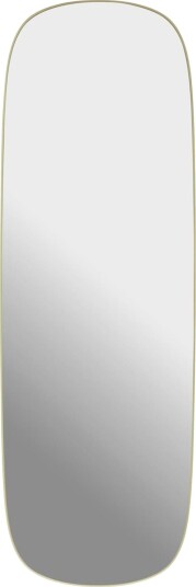 Innrammet Speil 150x50 cm Lys Gul/ Klar
