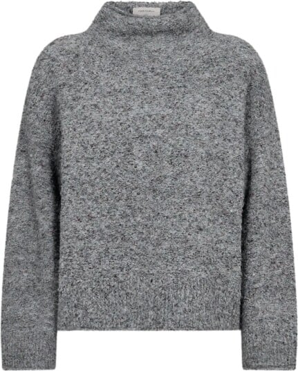 FREE/QUENT Fqgrsnemes Pullover DARK GREY MELANGE XXL FREE/QUENT Fqgrsnemes Pullover DARK GREY MELANGE XXL