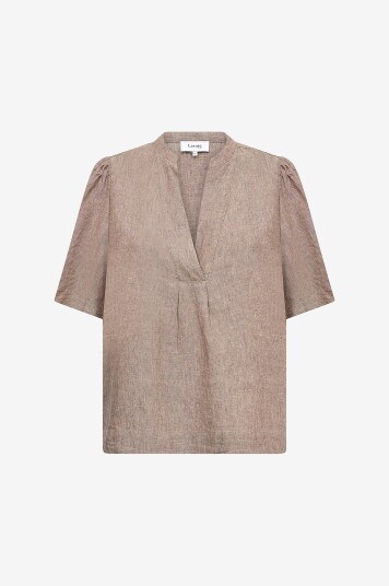 Levete Room   Bluse Lr Naja 32   Brun