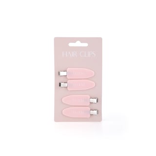 Hair Clips Rosa 4stk Hair Clips Rosa 4stk