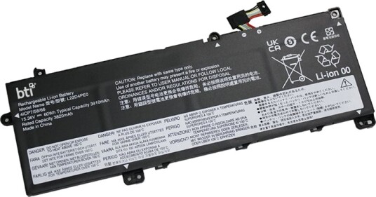Bti Batteri Til Bærbar Pc Tilsvarer: Lenovo Mah 60 Wh L22B4PE0-BTI