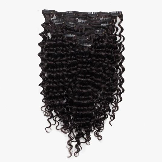 Rapunzel of Sweden Clip-on set Original 7 pieces 40 cm 1.2 Black Brown Rapunzel of Sweden Clip-on set Original 7 pieces 40 cm 1.2 Black Brown