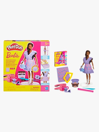 Play Doh Play Doh Barbie Fashionista Ruffles Purple
