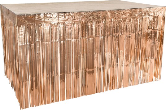 Bordskjørt Metallic Roségull