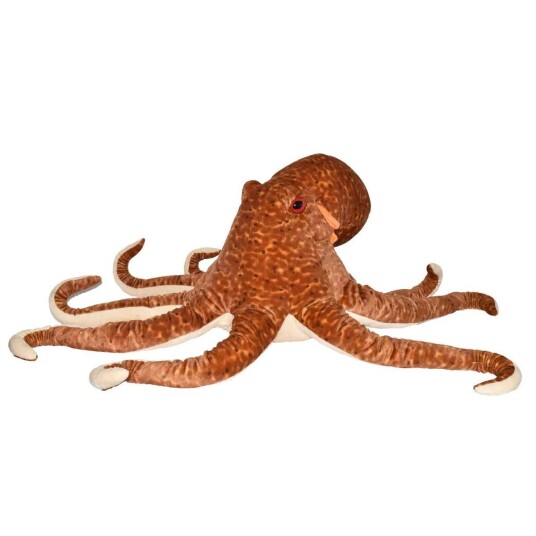 Wild Republic Cuddlekins Jumbo Kosedyr   76 cm   Blekksprut