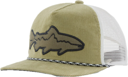 Patagonia Fly Catcher Hat Fitz Roy Trout: Weathered Stone