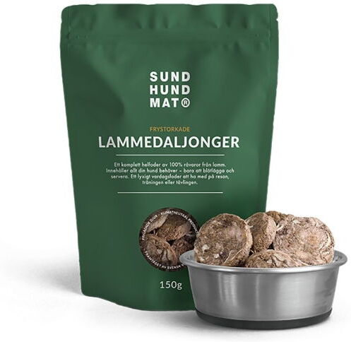 Sund Hundmat Frysetørket Lammedaljonger 150 g