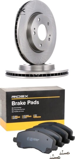Bremseskiver og -klosser RIDEX 3405B2497