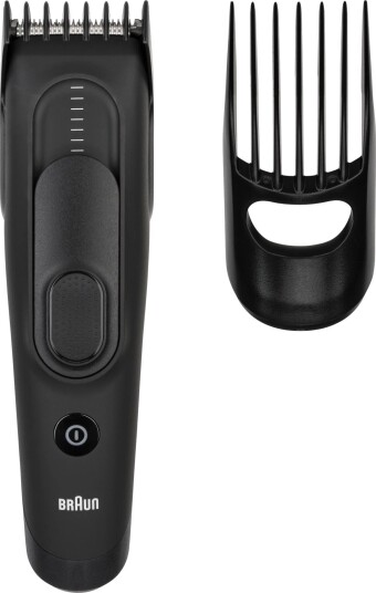Braun Series 5 HC5330 Hårtrimmer - 17 lengdeinnstillinger, 50 min batteritid, vaskbar - Svart
