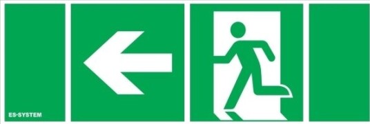 Es System Piktogram Til Monitor 1 112X312 Venstre + Dør 9849231