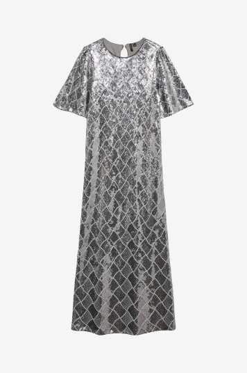 Vero Moda Plajettkjole vmMilka 2/4 7/8 Dress Wvn Grå