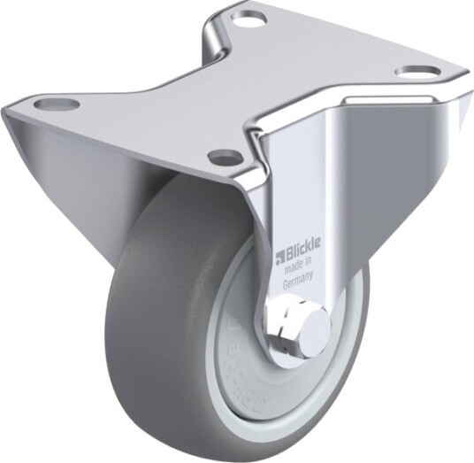 Blickle 697136 B-Tpa 80Kf Faste Hjul | Hjuldiameter 80 Mm | Bæreevne (Maks.) 100 Kg | 1 Stk