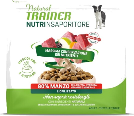 Natural Trainer Adult Nutrinsaporitore Frysetørkede Toppers Okse 7 X 120 G Natural Trainer Adult Nutrinsaporitore Frysetørkede Toppers Okse 7 X 120 G