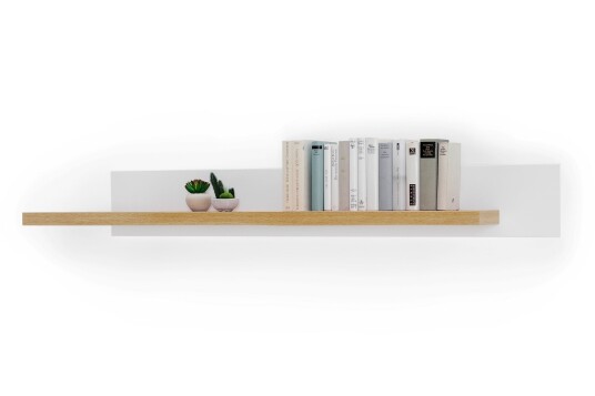 Vegghylle Sirbaugh 175 cm Hvit | Eik