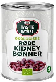 Taste of Nature Røde Kidneybønner Ø 400 g. Taste of Nature Røde Kidneybønner Ø 400 g.