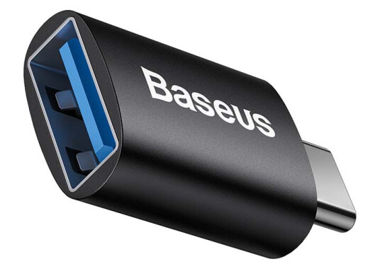 Baseus Ingenuity USB-C to USB-A adapter OTG (Black) USB-hub - 1 - Svart