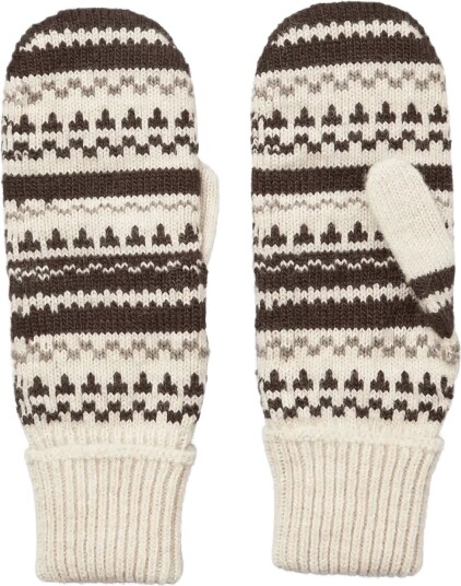 Becksöndergaard Patternia Knit Mitten BIRCH WHITE One Size Becksöndergaard Patternia Knit Mitten BIRCH WHITE One Size