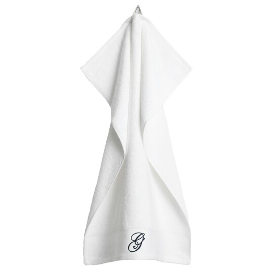 Gant Home Embroidery Håndkle 50x70 cm Hvit Mørkerød Gant Home Embroidery Håndkle 50x70 cm Hvit Mørkerød