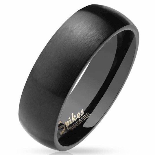 Matt svart mens ringen Matt svart mens ringen