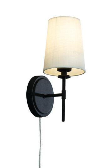 Verbier vegglampe   Svart / Hvit