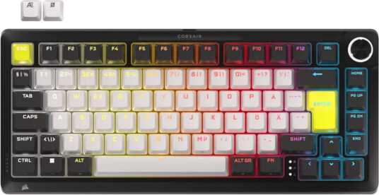 Corsair Makr Pro 75 Hall Effect Gamingtastatur Uten Numpad Svart Corsair Makr Pro 75 Hall Effect Gamingtastatur Uten Numpad Svart