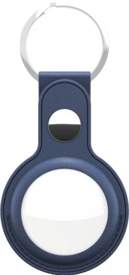 Keybudz Skinnnøkkelring til Apple AirTag - Blå Etui