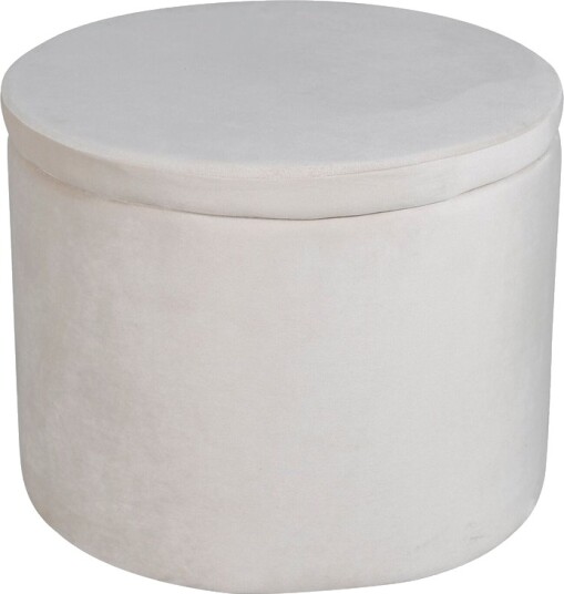 Venture Home Dunken puff, fotskammel med oppbevaring Ø51cm velour beige. 1666891-05-0 1666891-04-0 Venture Home Dunken puff, fotskammel med oppbevaring Ø51cm velour beige. 1666891-05-0 1666891-04-0