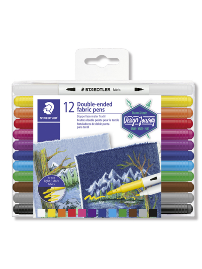 Staedtler TEKSTIL DUO 12 STK Assorted Staedtler TEKSTIL DUO 12 STK Assorted